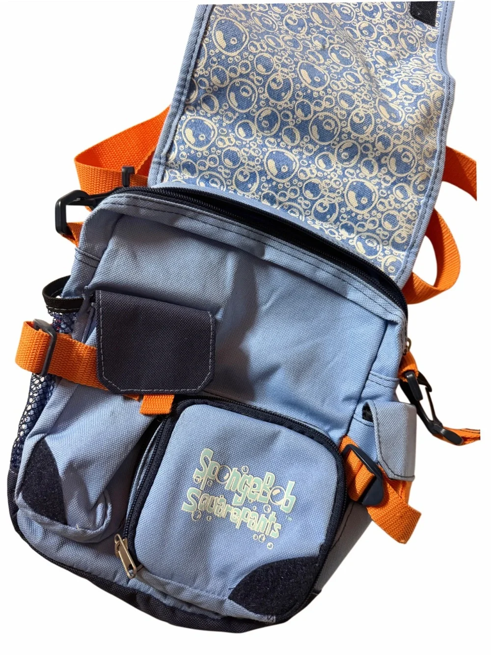 2002 Nickelodeon SpongeBob SquarePants Vintage Backpack-canvas bag– Original